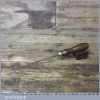 Vintage Saddlers Leatherworking Long Awl - Hardwood Handle