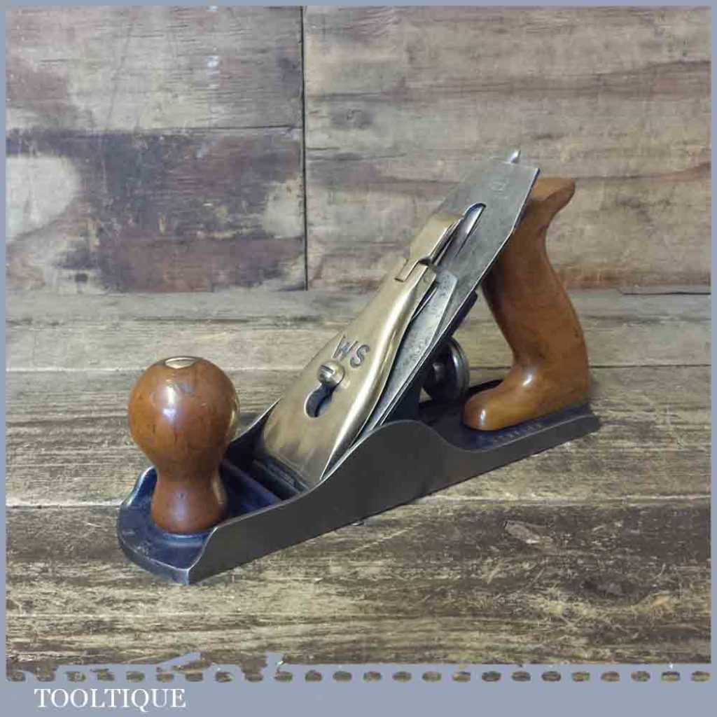 Vintage WS Birmingham No 4 Smoothing Plane Fully Refurbished Tooltique