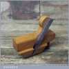 Rare Antique Coachmakers Boxwood 5/8” Sash Beading Thumb Plane