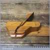 Rare Antique Coachmakers Boxwood 5/8” Sash Beading Thumb Plane