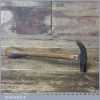 Vintage Small Claw Hammer With Bulbous Ash Handle - Good Condition