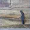 Vintage Small Claw Hammer With Bulbous Ash Handle - Good Condition