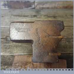 Antique Barnes Worcester 1829-1840 Quirk Ogee Bead Beech Moulding Plane