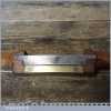 Vintage Beechwood Spokeshave Brass Sole 3 ½” Cutter - Good Condition