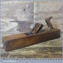 Vintage C. F Johnson Sheffield 17” Beechwood Jack Plane - Lapped flat