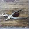 Vintage Leatherworking Rotating Hole Punching Pliers - Good Condition