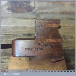 Vintage John Moseley & Son Quirk Ogee Astragal Beech Moulding Plane