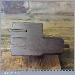 Scarce Antique Thomas Turner 1841-58 Double Centre Reed Moulding Plane