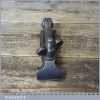 Vintage Sprung Loaded Cast Steel Hand Vice - Good Condition