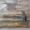 Vintage glaziers strapped claw hammer with wooden handle, in good used condition.