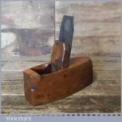 Vintage Beechwood Toothing Plane - Good Condition