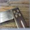 Vintage Carpenters 12” Rosewood Brass Try Square - Good Condition