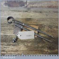 Vintage Moore & Wright 8 ¾” Steel Spring Dividers - Good Condition