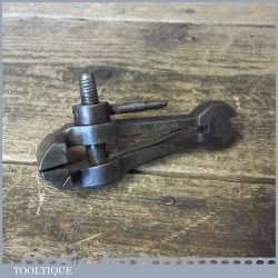 Vintage Thewlis & Co Spring Loaded Cast Steel Hand Vice - Good Condition