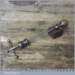 Vintage Jewellers Counterweighted Archimedes Spiral Hand Drill - Good Condition