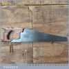 Vintage 18” Henry Disston Philadelphia USA Cross Cut Panel Saw 9 TPI - Fully Refurbished