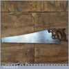 Vintage 22” Henry Disston Philadelphia USA Cross Cut Panel Saw 8 TPI - Fully Refurbished