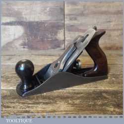 Vintage Stanley USA No: 4 smoothing plane PAT dated 19-04-1910, fully refurbished