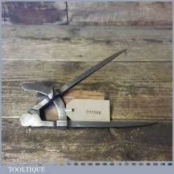 Vintage H Brindley Leatherworking 8 ¼” Forged Steel Square Leg Dividers 1945