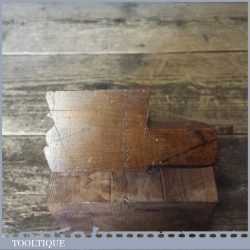 Vintage Thomas Turner 5/8” Ogee Beechwood Moulding Plane - Good Condition