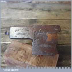 Rare Antique Cannadine 1823-1844 Quirk Ovolo & Scotia Beech Moulding Plane