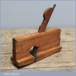 Vintage Pattern Makers Compassed T Shape Rabbet Plane - Beechwood