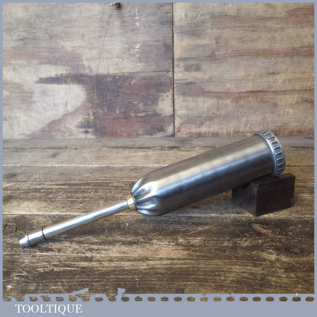 Vintage Tecalemit No: 729913 Crimped Body Grease Gun - Good Condition
