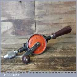 Vintage Stanley No: 803 Egg Beater Double Pinion Hand Drill - Good Condition