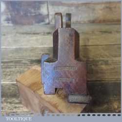 Unusual Antique Tongue Making Beech Moulding Plane - Good Condition