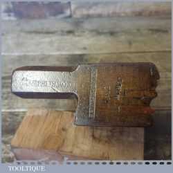 Antique Brown & Barnard 5/8” Astragal Quirk Ovolo Beech Moulding Plane