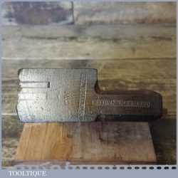 Antique Brown & Barnard 3/8” Astragal Quirk Ovolo Beech Moulding Plane