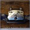 Vintage Record No: 0151 Adjustable Flat Sole Metal Spokeshave - Refurbished