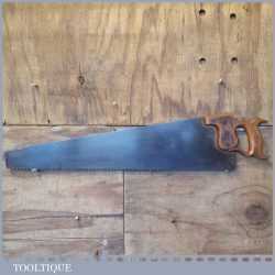 Vintage Drabble & Sanderson 26” Rip Saw 4 ½ TPI - Fully Refurbished