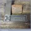 Vintage Stanley 6” Cast Steel Calibrated Carpenters Try Square - Good Condition