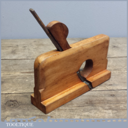 Vintage Pattern Makers T Shape Rabbet Plane Made From Beech Wood