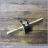 Vintage Brass Stemmed Ebony Mortise Gauge With Screw Adjuster - Good Condition