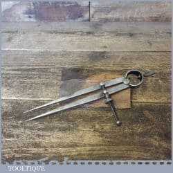 Vintage Cooper & Sons 7 ½” Steel Spring Dividers - Good Condition