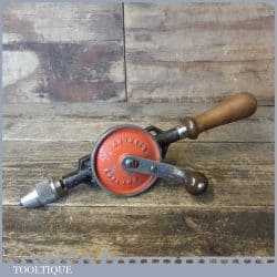 Vintage Stanley No: 803 Egg Beater Double Pinion Hand Drill - Good Condition