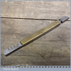 Vintage Brass Starratt And Newth Or London Glass Cutter - Good Condition