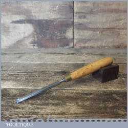 Vintage Marples 3/8” bevel edge chisel with boxwood