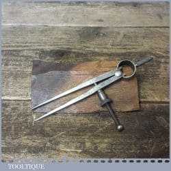 Vintage Brown & Sharpe Mfg Co USA 4 ½” Square Leg Steel Dividers - Good Condition