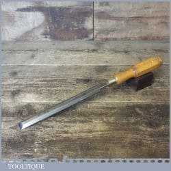 Vintage W Marples Pattern Makers 3/4” Bevel Edge Paring Chisel - Sharpened Honed