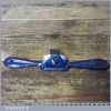Vintage Record No: A63 Curved Sole Metal Spokeshave - Good Condition