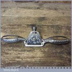 Vintage Edward Preston & Sons Curved Sole Adjustable Spokeshave - Original Iron