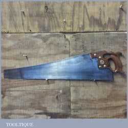 Vintage 27” Henry Disston, Philadelphia USA D8 rip saw