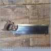 Vintage Drabble & Sanderson 14” Brass Back Tenon Saw 11 TPI - Sharpened