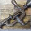 Rare Antique 18th Century Cast Steel Single Pinion Hand Drill - Good Condition