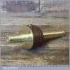 Vintage Brass Stemmed Beech Mortise Gauge Screw Adjuster - Good Condition