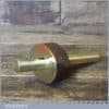 Vintage Brass Stemmed Beech Mortise Gauge Screw Adjuster - Good Condition