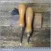2 No: Vintage Bradawls Beechwood Handles - Good Condition